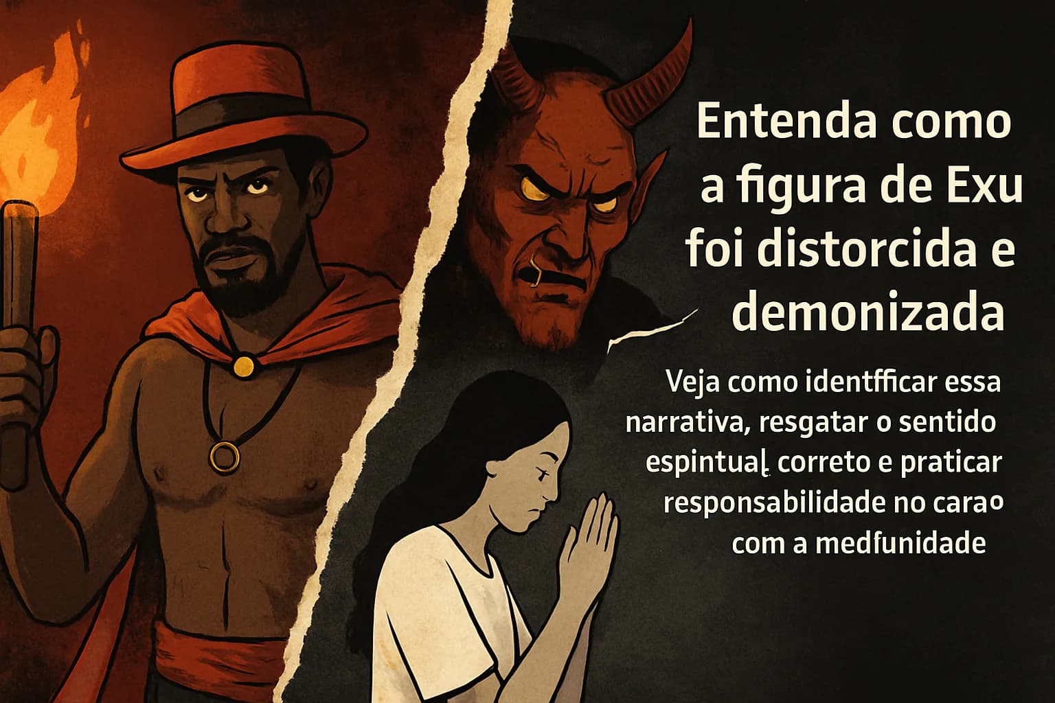 A Demonização de Exu na Umbanda: como nasce a visão do “mal” e como ressignificar com respeito