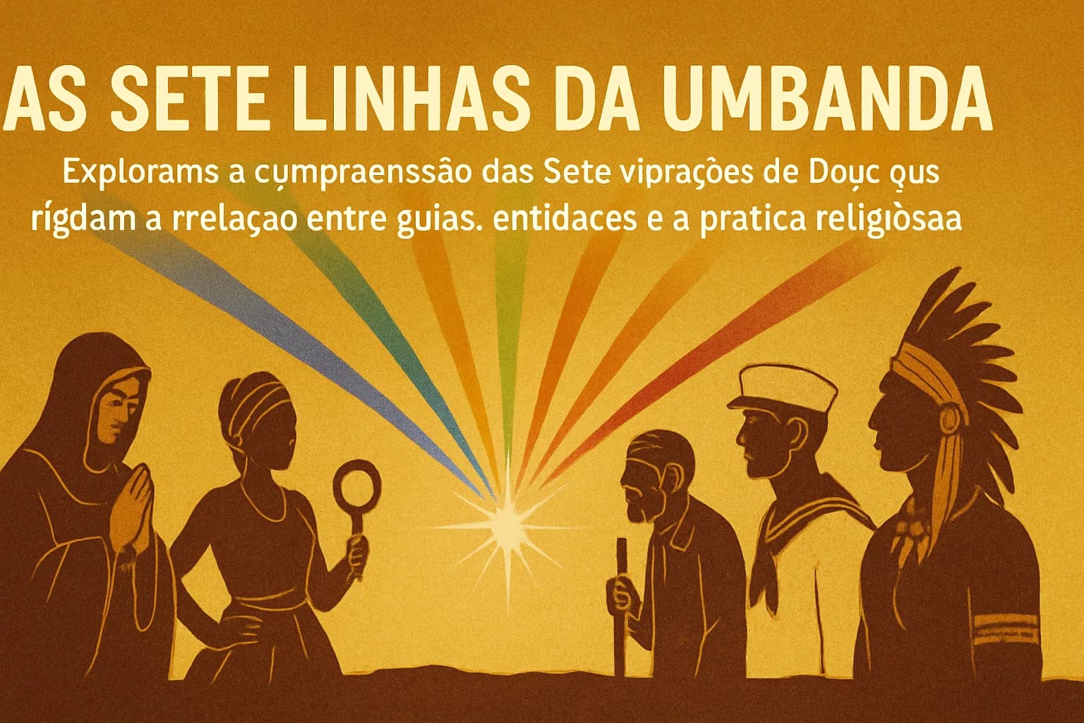As Sete Linhas da Umbanda: Teologia, Vibrações de Deus e Arquétipos