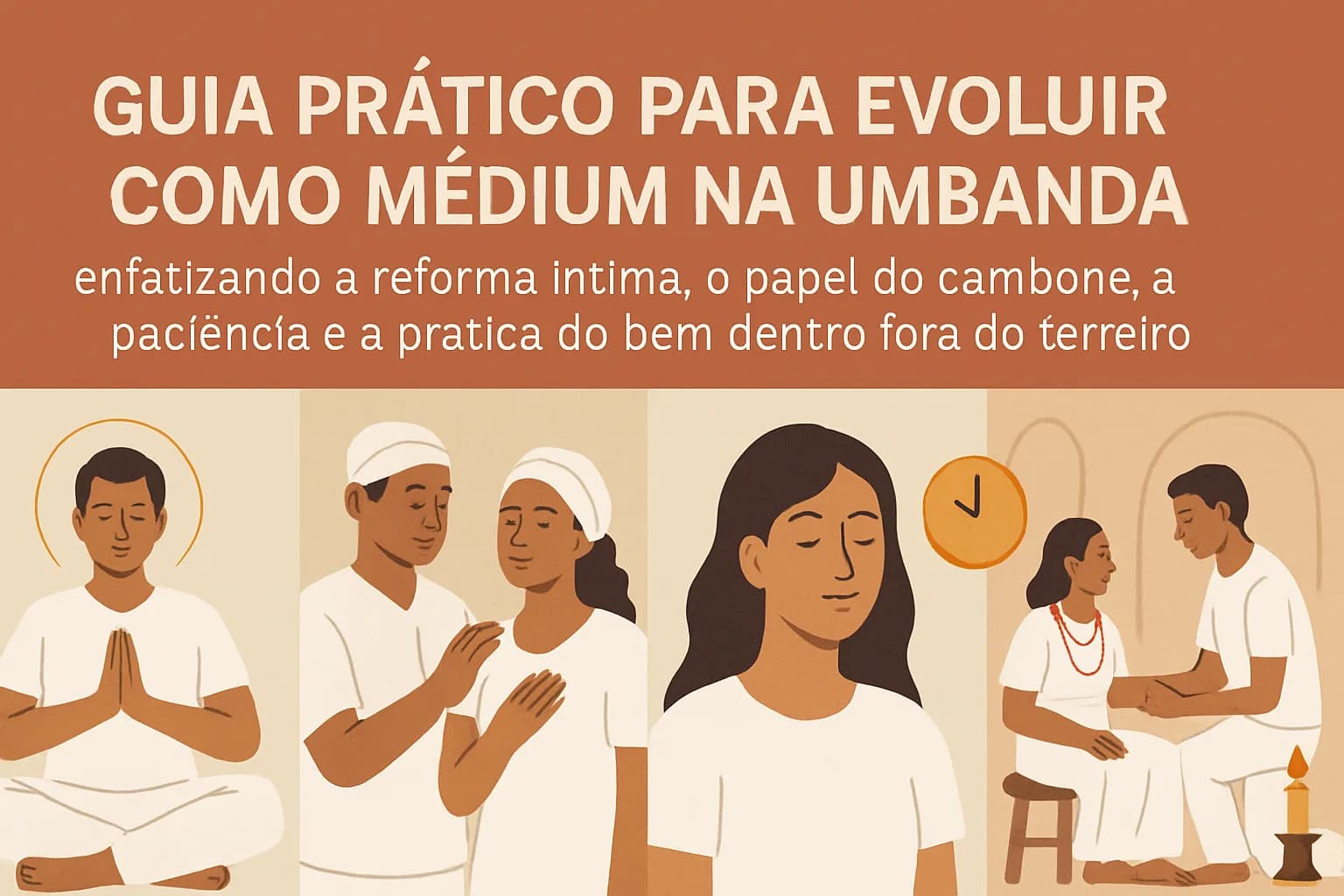 Como ser um bom médium na Umbanda: princípios, evolução e prática do bem