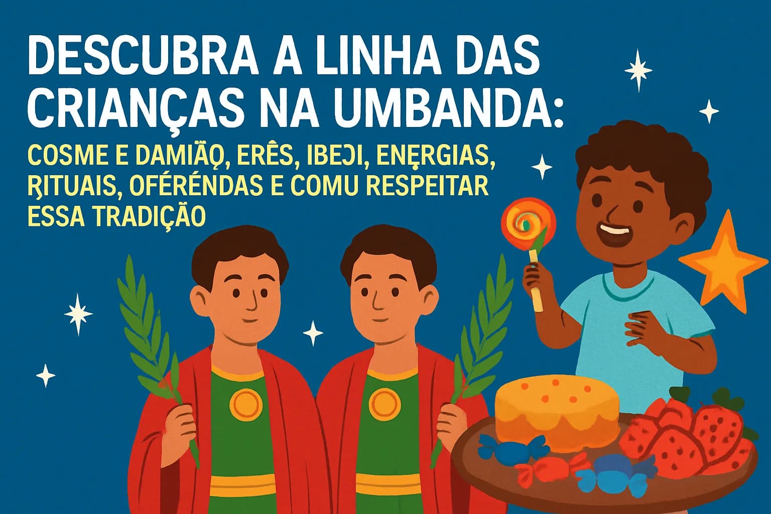 Cosme e Damião na Umbanda: Guia da Linha das Crianças, Erês e Ibeji