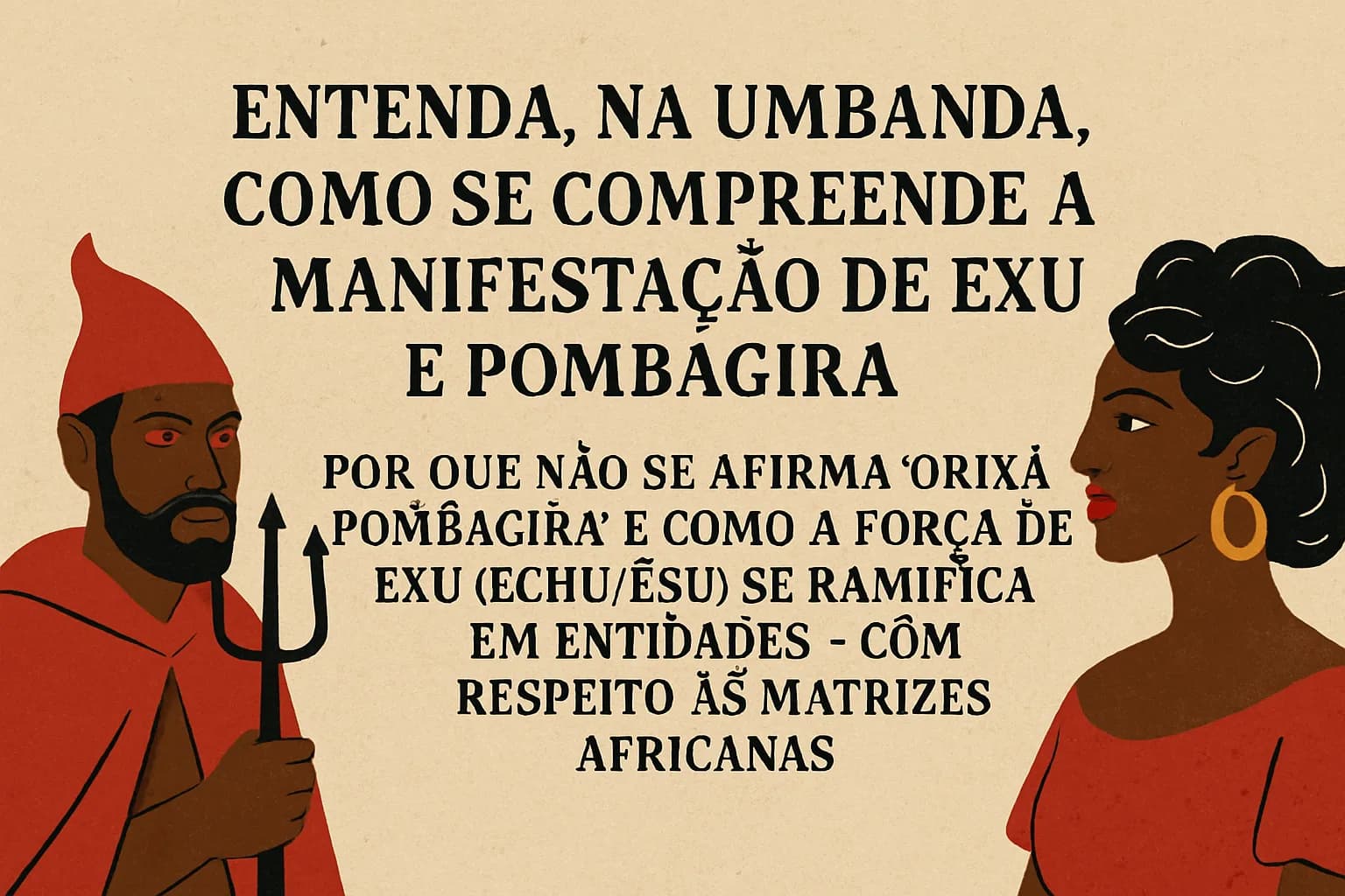 Exu e Pombagira na Umbanda: o que a tradição ensina (sem confundir com orixás)