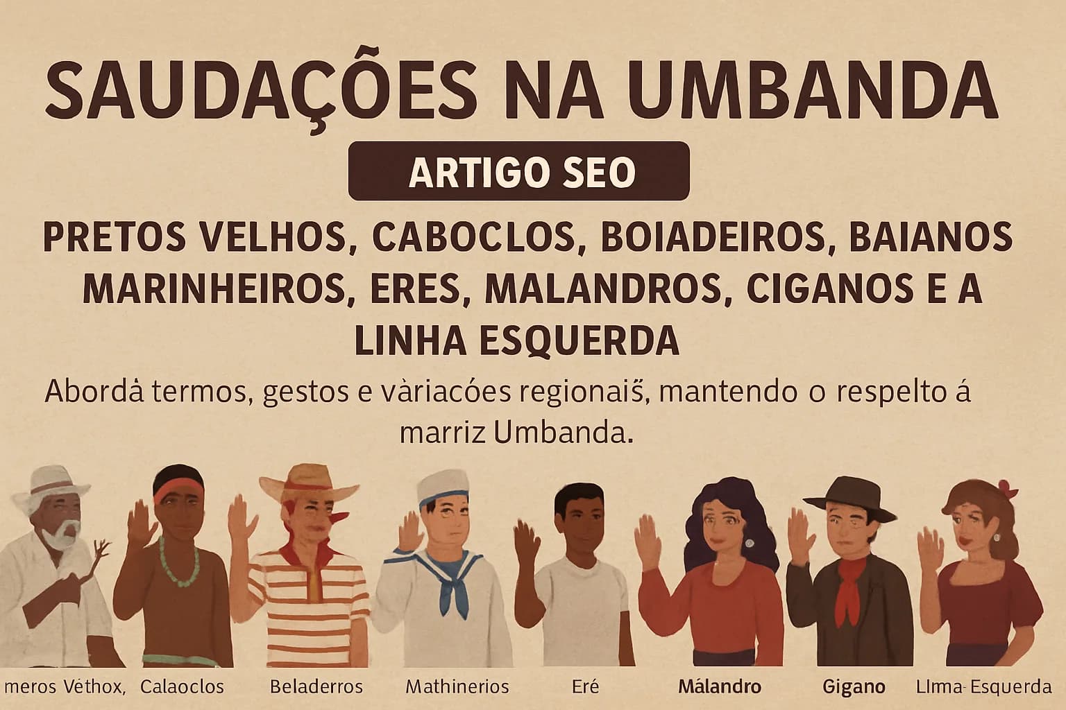 Saudações dos Guias Espirituais na Umbanda: Guia Prático de Saudações, Palavras e Gestos