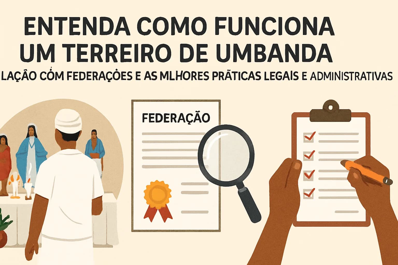 Umbanda: fundamentos, organização de terreiros e o papel das federações