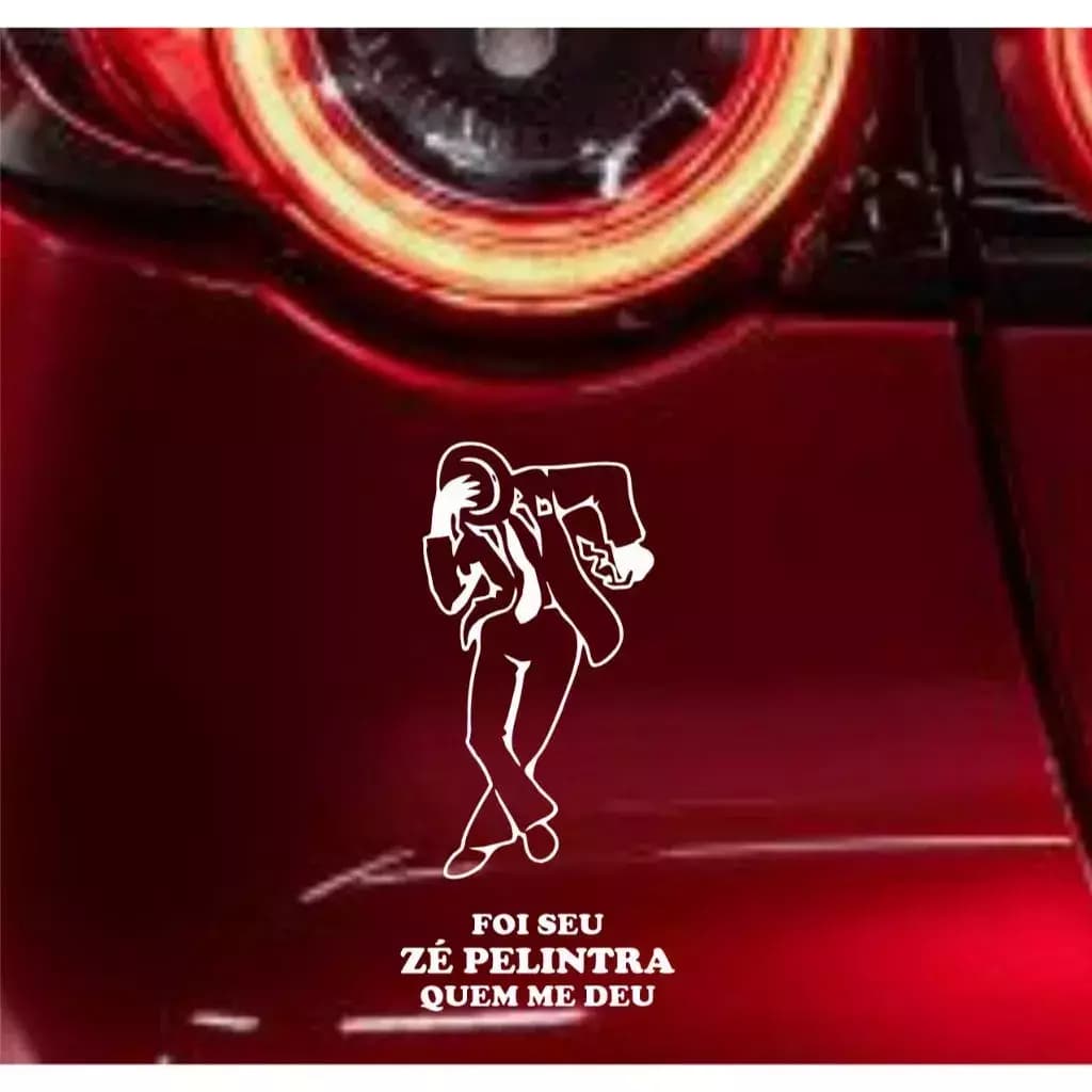 Adesivo Foi Zé Pelintra Quem Me Deu 16x8