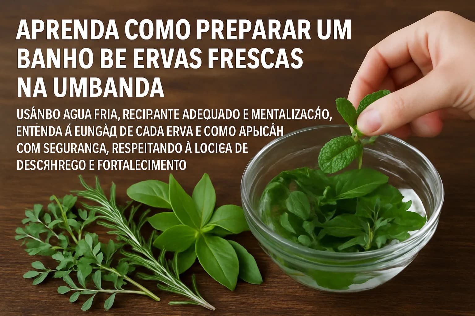 Banho de Ervas Frescas na Umbanda: descarrego e equilíbrio com axé vegetal