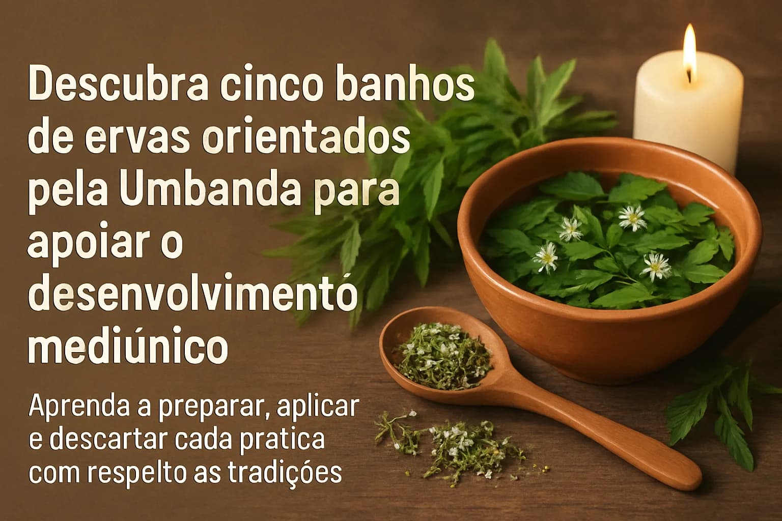 Banhos de Ervas na Umbanda: 5 práticas para facilitar o desenvolvimento mediúnico