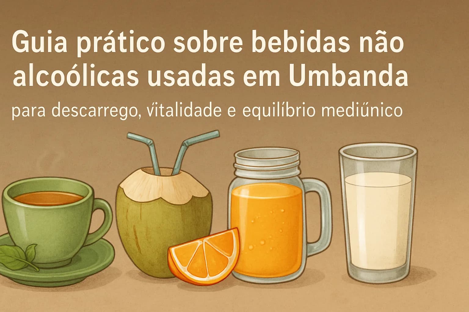 Bebidas na Umbanda: alternativas sem álcool para descarrego, vitalidade e respeito à tradição