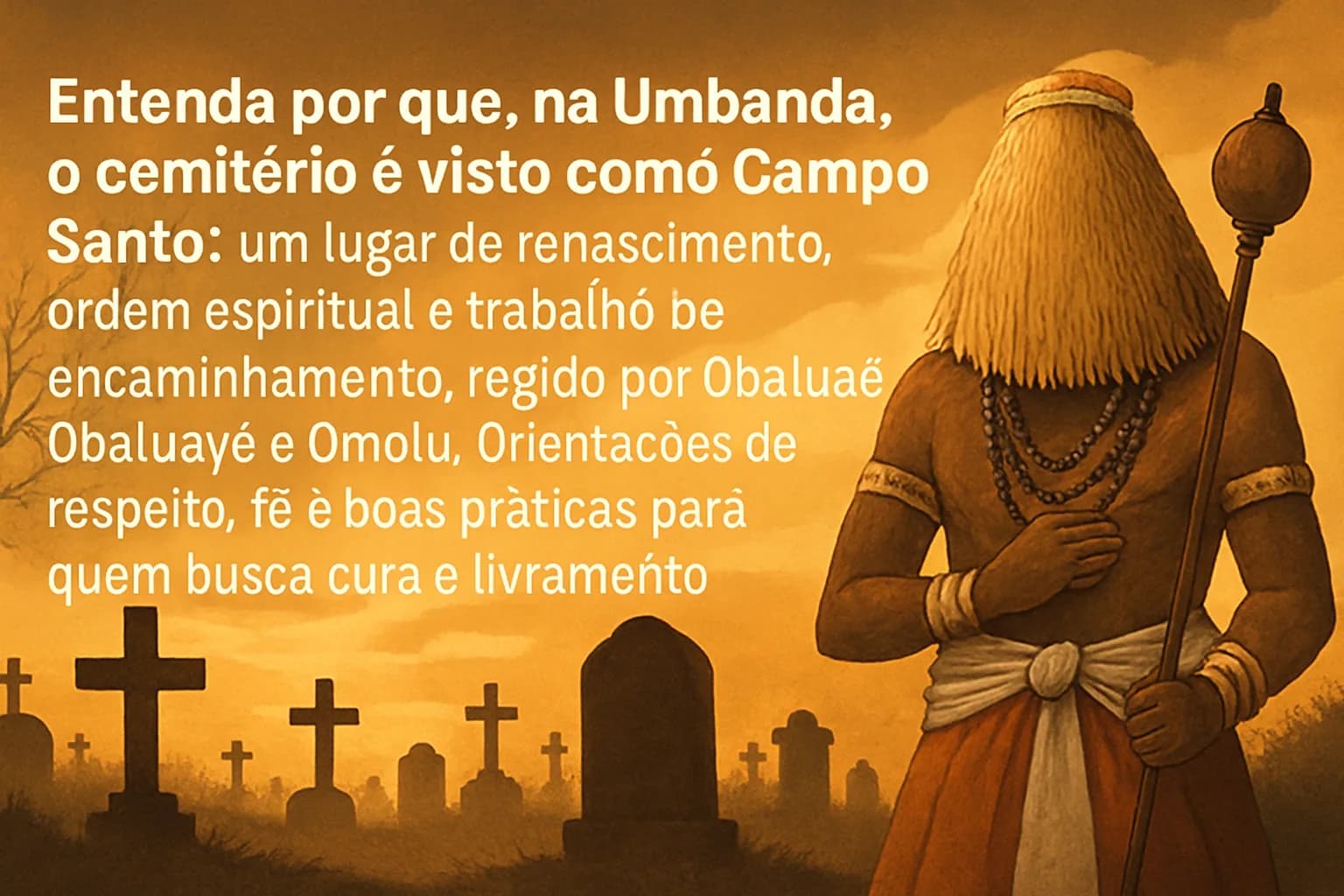 Cemitério como Campo Santo na Umbanda: Oba Luayê, Omolu e os Pontos de Força das Almas
