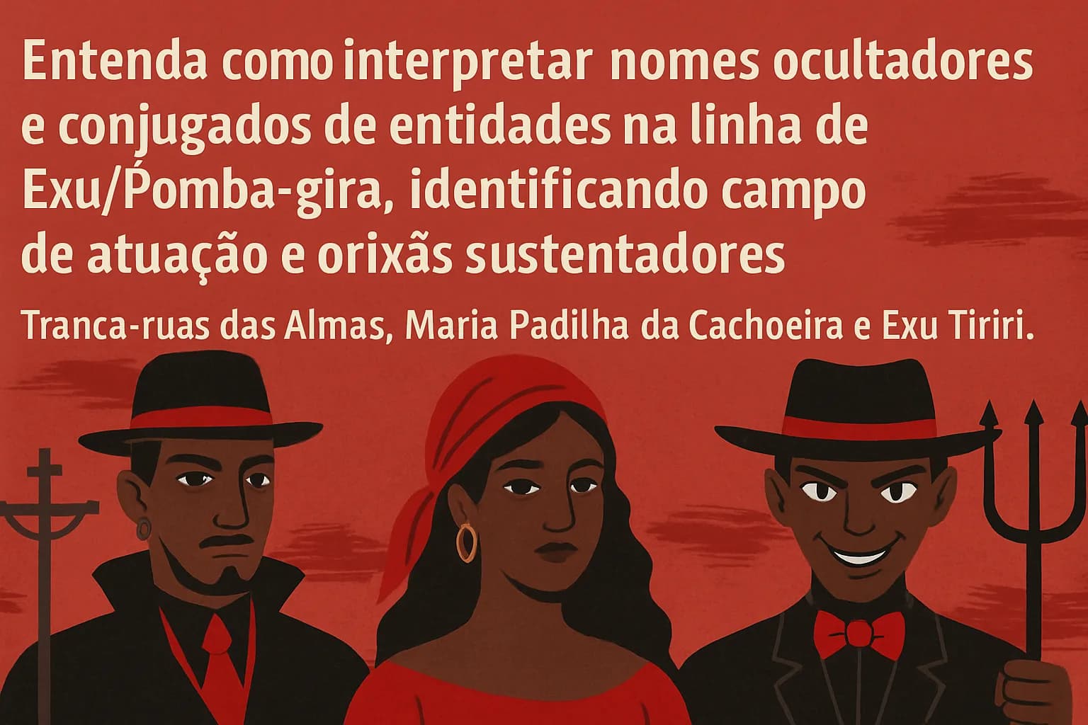 Como interpretar nomes de entidades (Tranca-ruas, Maria Padilha, Tiriri): fundamentos e campos de atuação