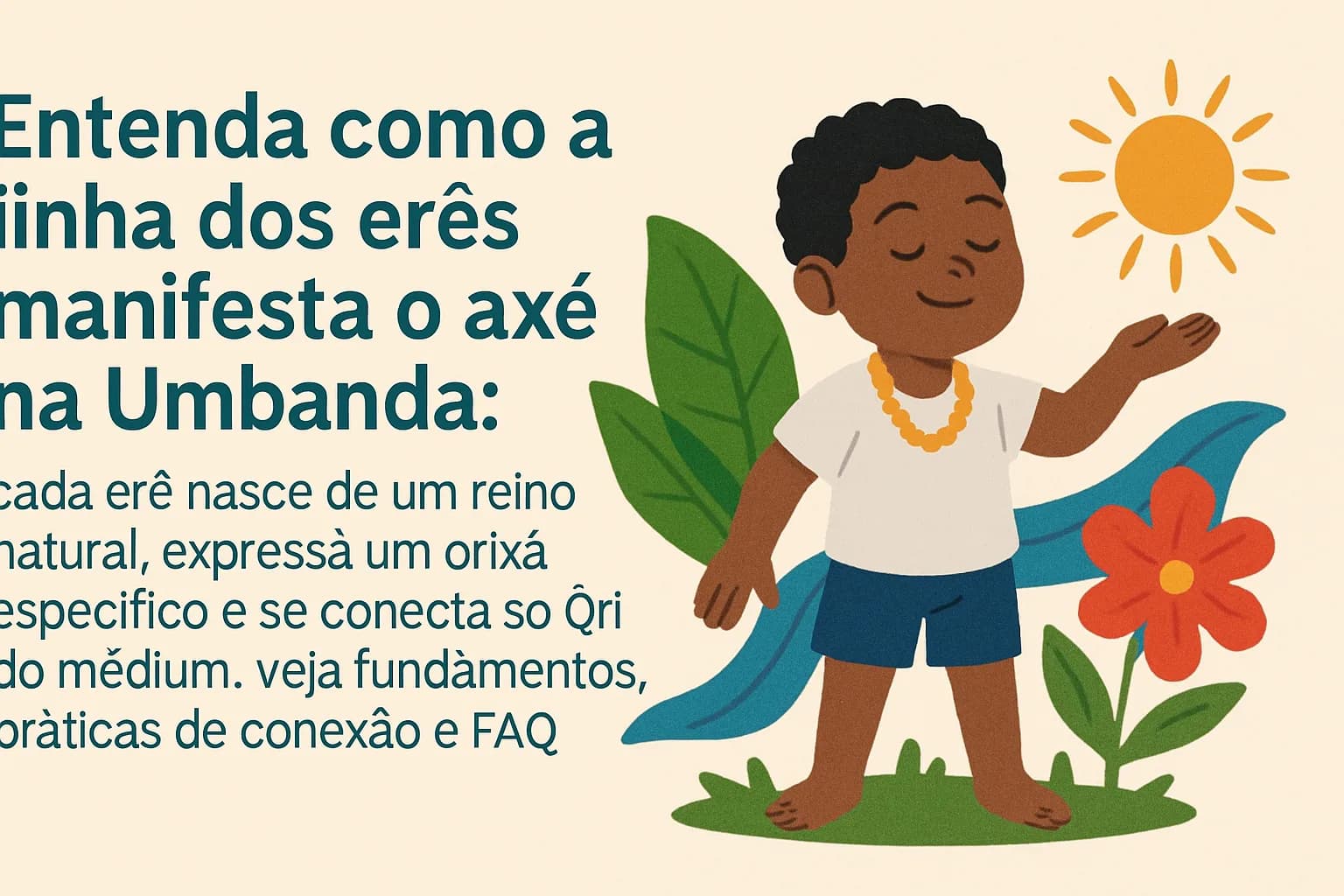 Erês na Umbanda: linha das crianças, reino natural e a conexão com o Ori