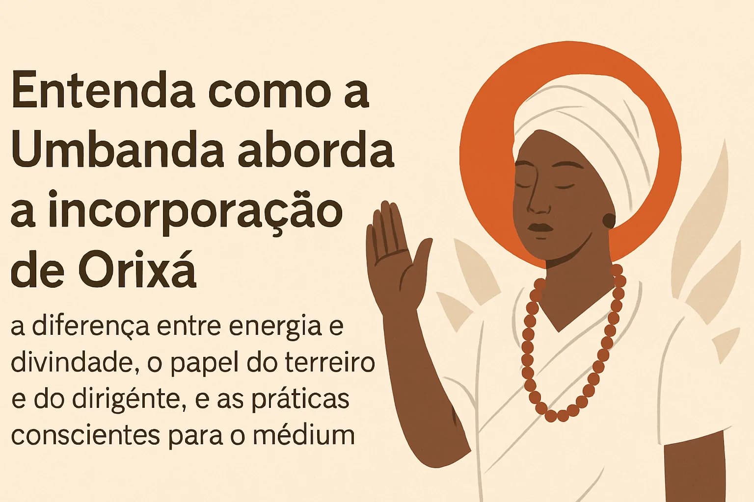 Incorporação de Orixá na Umbanda: entendido pela energia do falangeiro e a tradição do terreiro