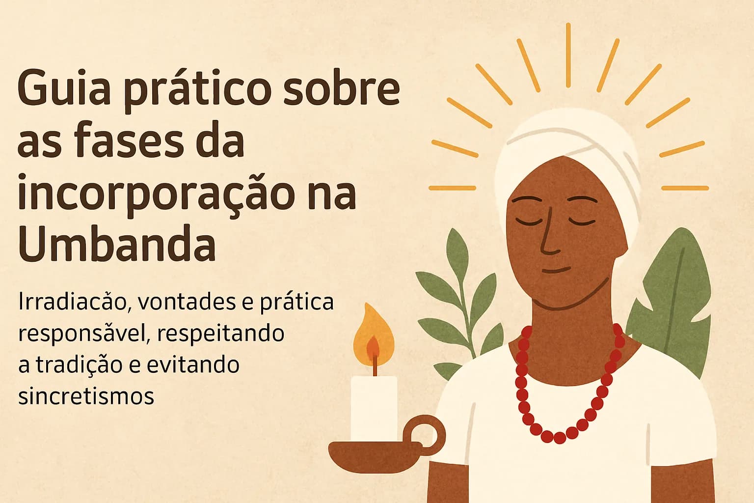 Incorporação na Umbanda: fases, irradiação e desenvolvimento seguro da mediunidade