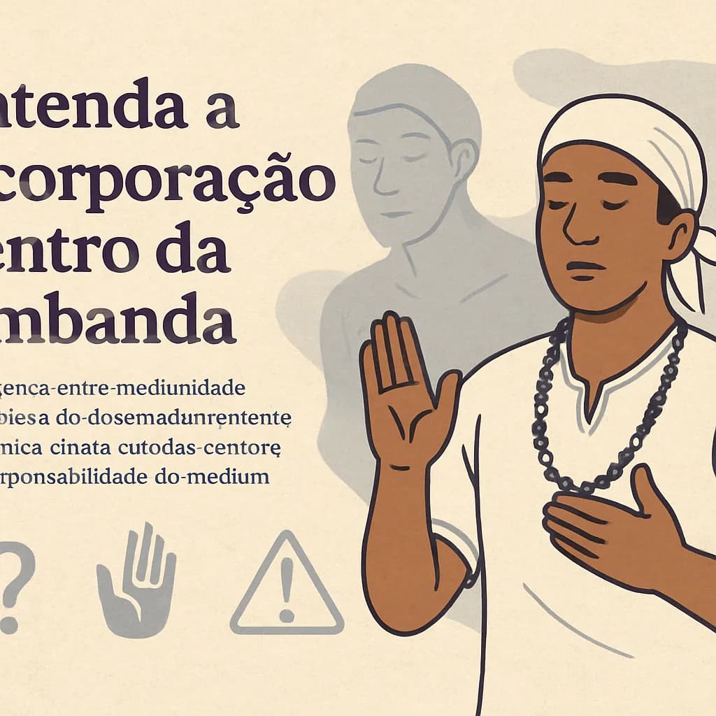 Incorporação na Umbanda: guia completo sobre mediunidade, desenvolvimento e ética