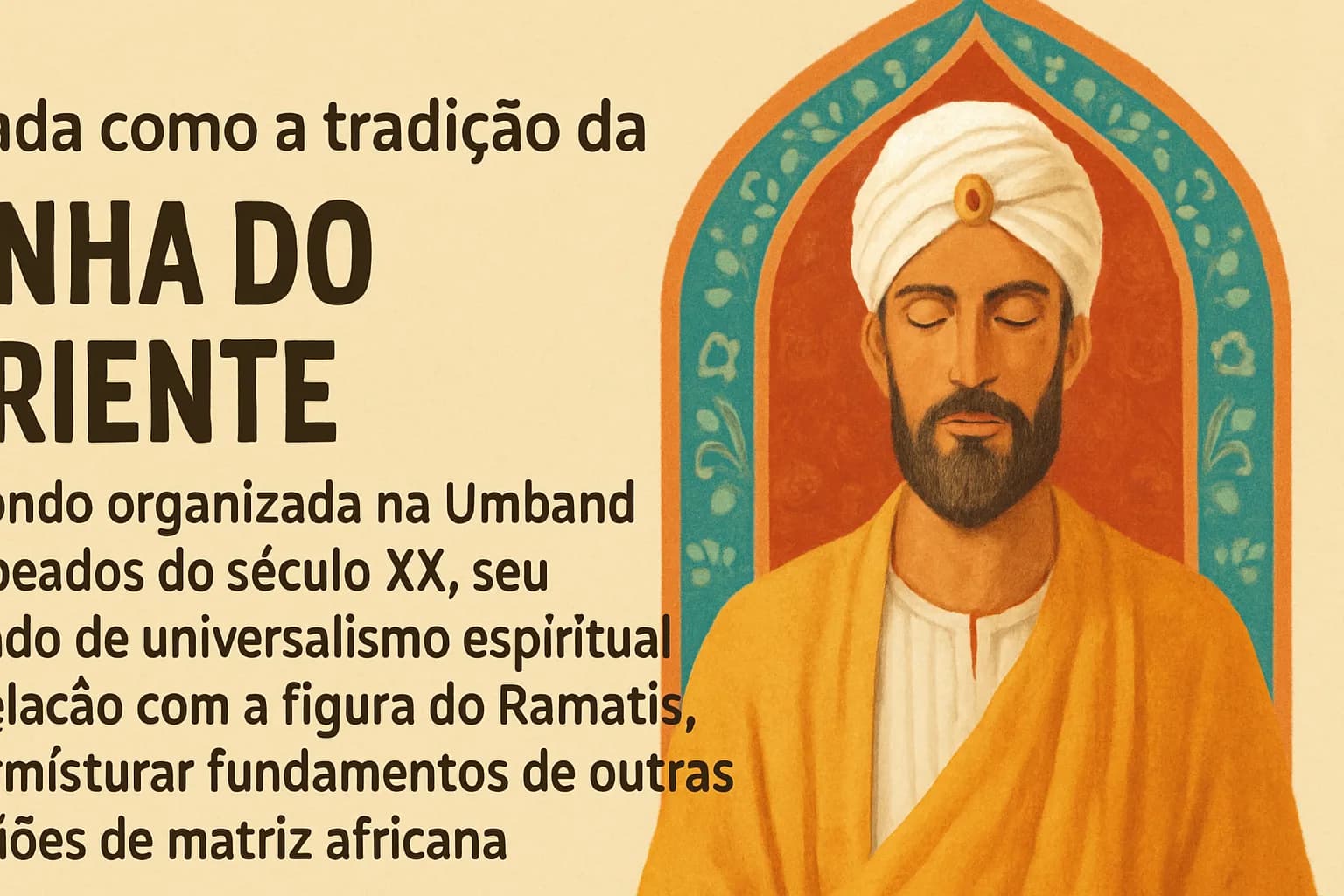 Linha do Oriente na Umbanda: origem, universalismo e a figura do Ramatiz