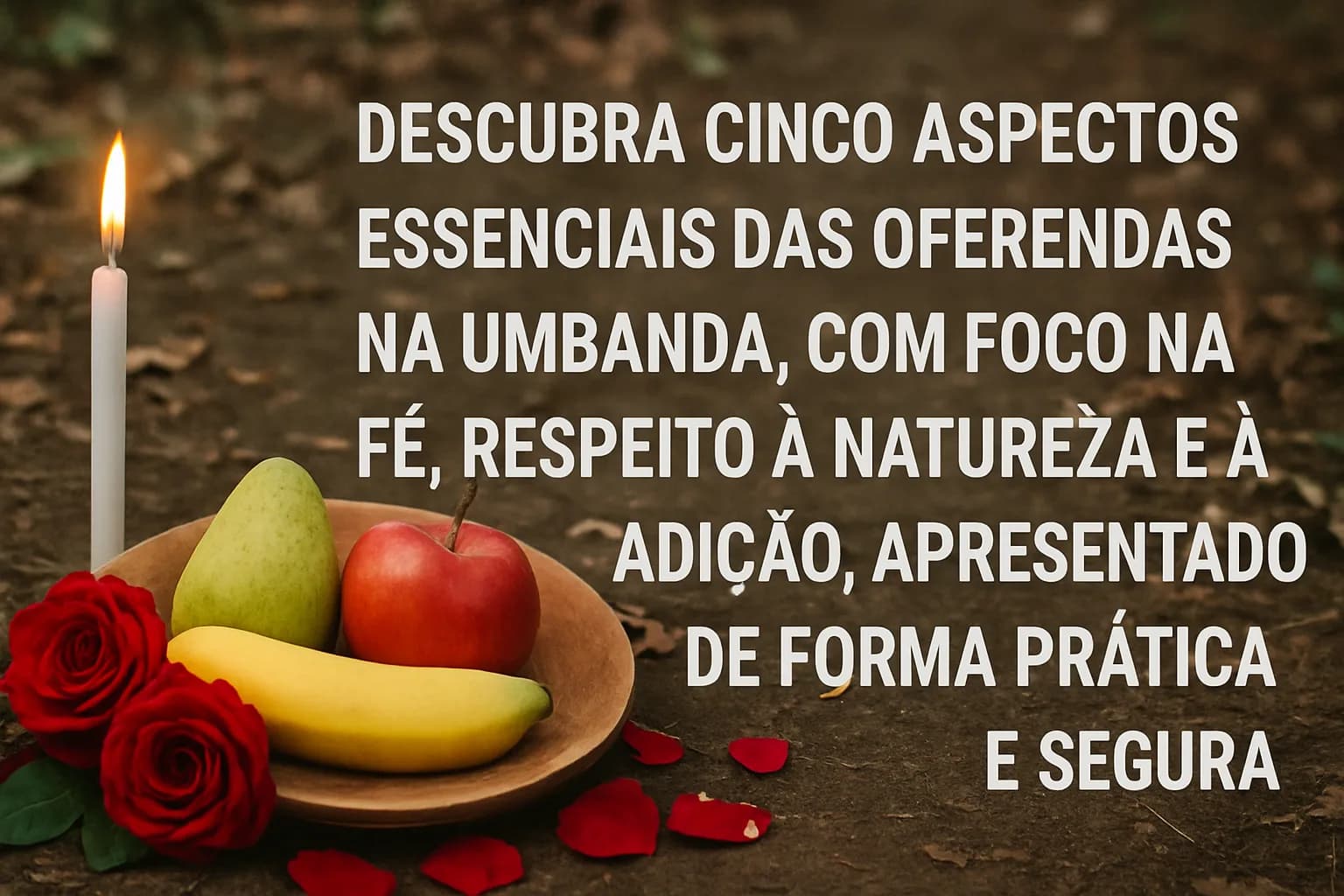 Oferendas na Umbanda: 5 fatos que não te contam (guia respeitoso e prático)