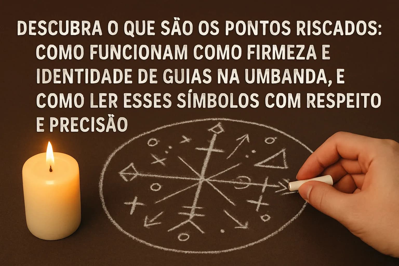 Pontos Riscados na Umbanda: Guia Completo para Entender a Identidade e a Firmeza das Entidades