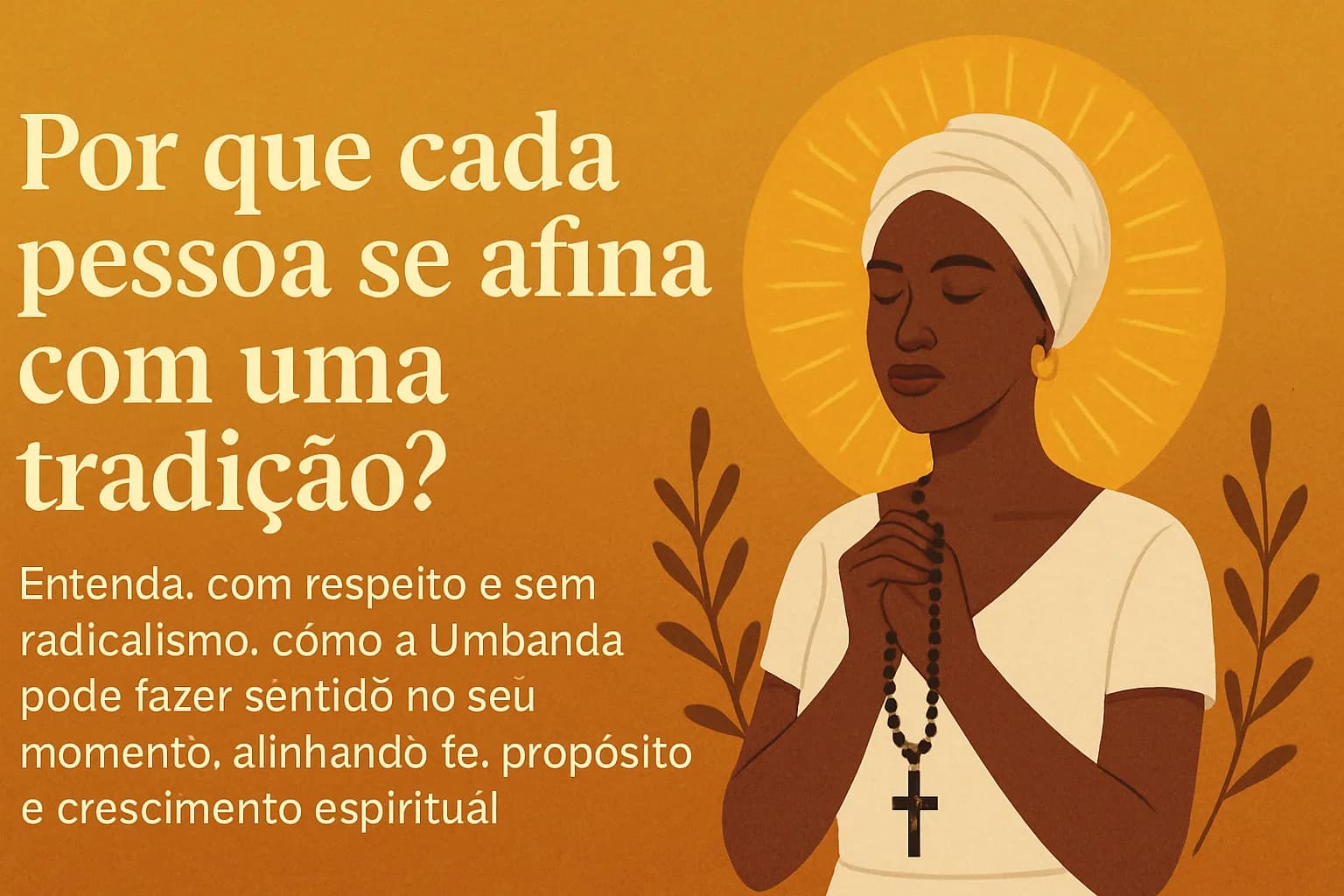 Por que a religião “se encaixa” na sua caminhada? Direcionamento, afinidade e propósito na Umbanda