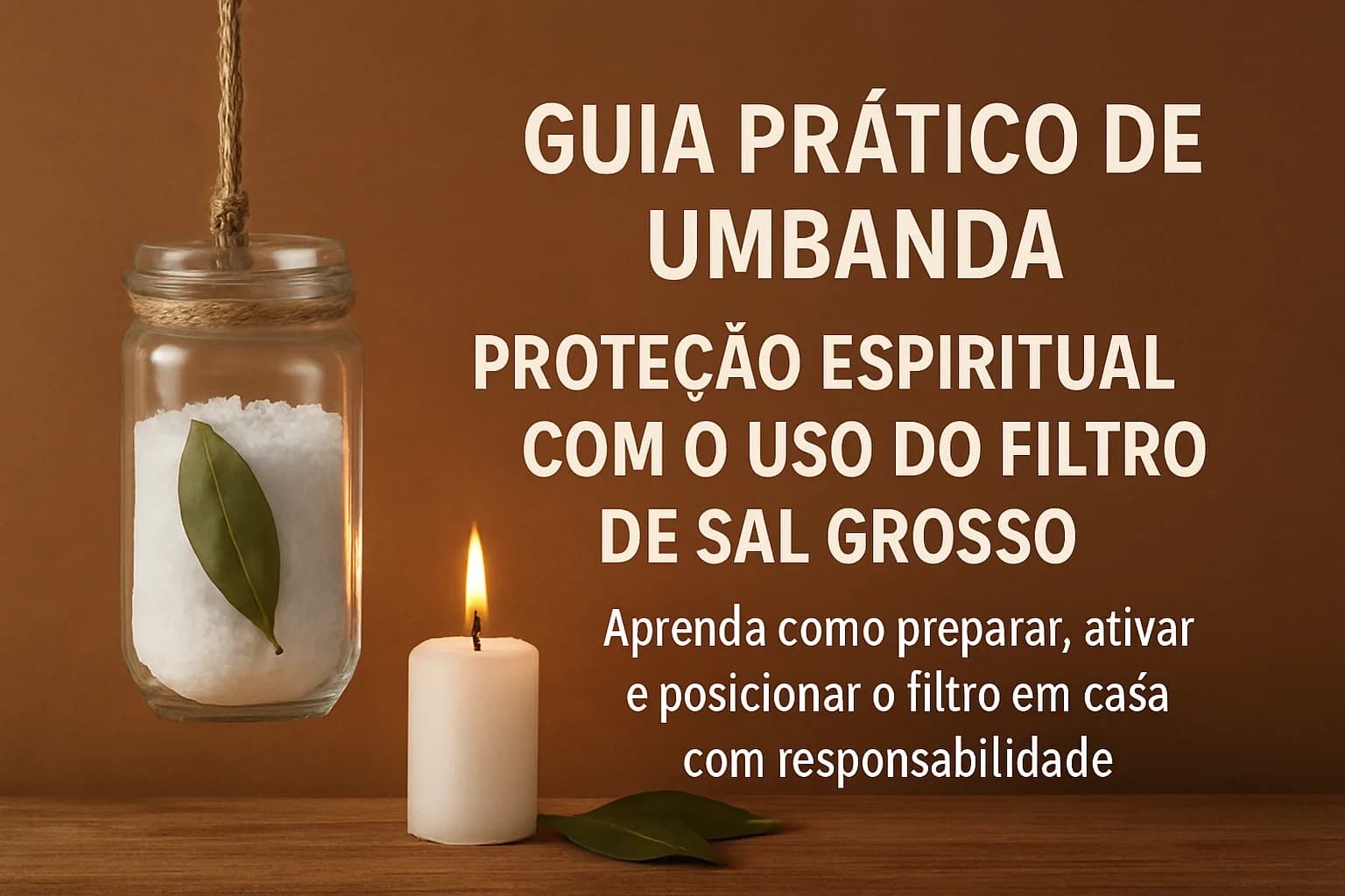 Proteção Energética na Umbanda: Filtro de Sal Grosso para o Lar