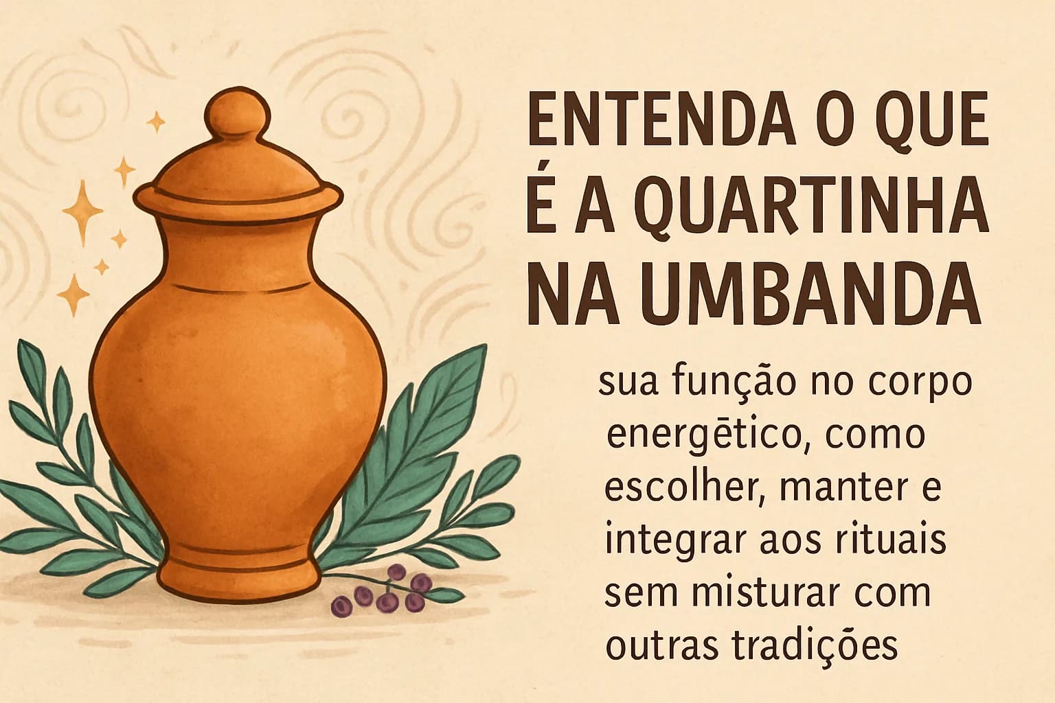 Quartinha na Umbanda: função, símbolos e cuidados