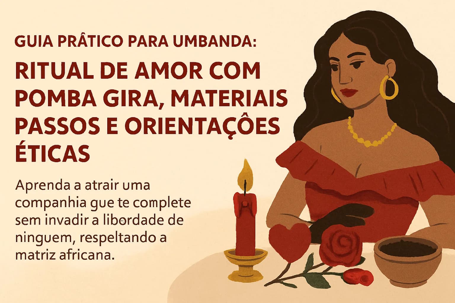 Ritual de Amor na Umbanda: como atrair companheir@ de forma respeitosa e alinhada à tradição