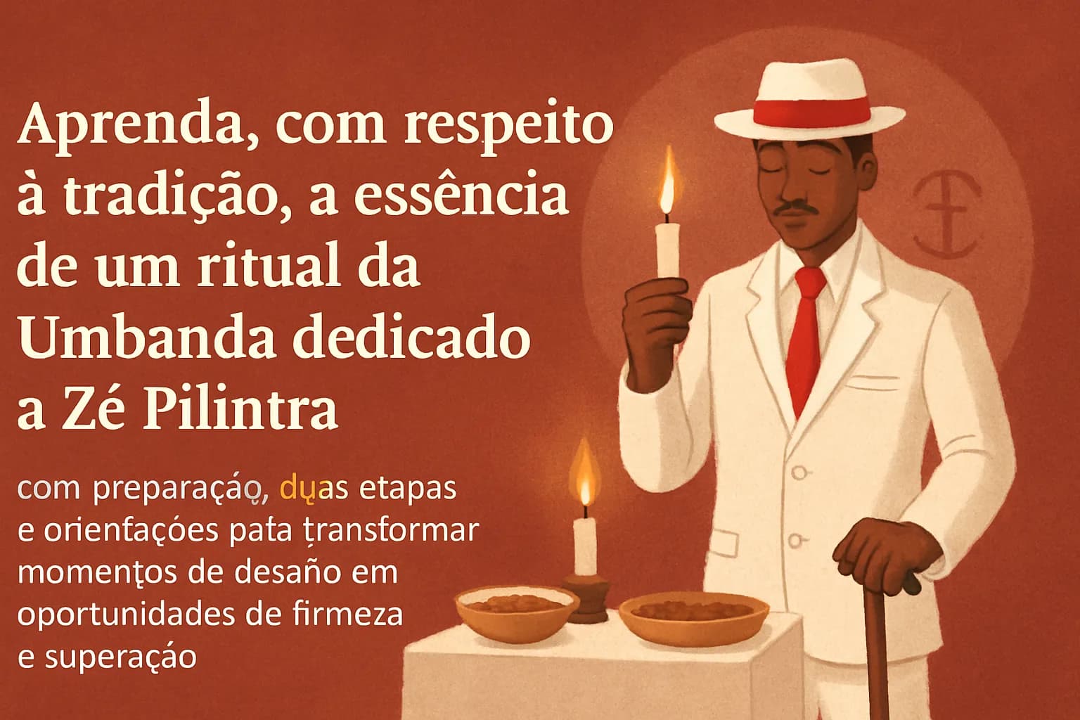 Ritual de Zé Pilintra na Umbanda para Superar Dificuldades: guia prático e respeitoso
