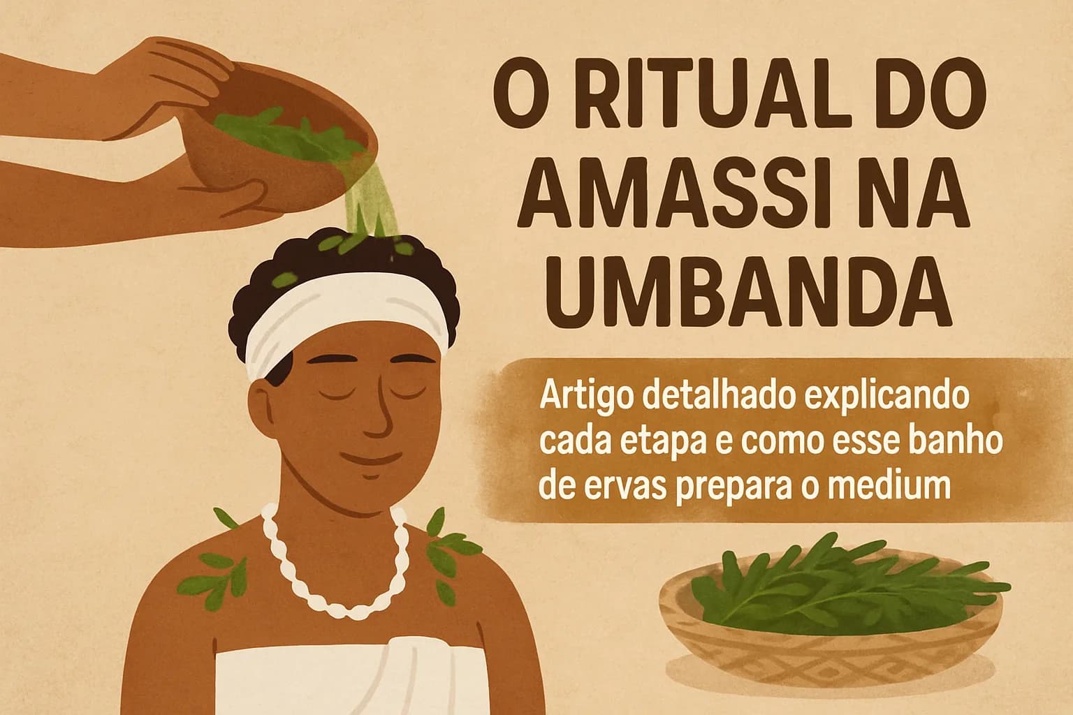 Umbanda: Amassi — preparo do médium para a conexão com guias de luz
