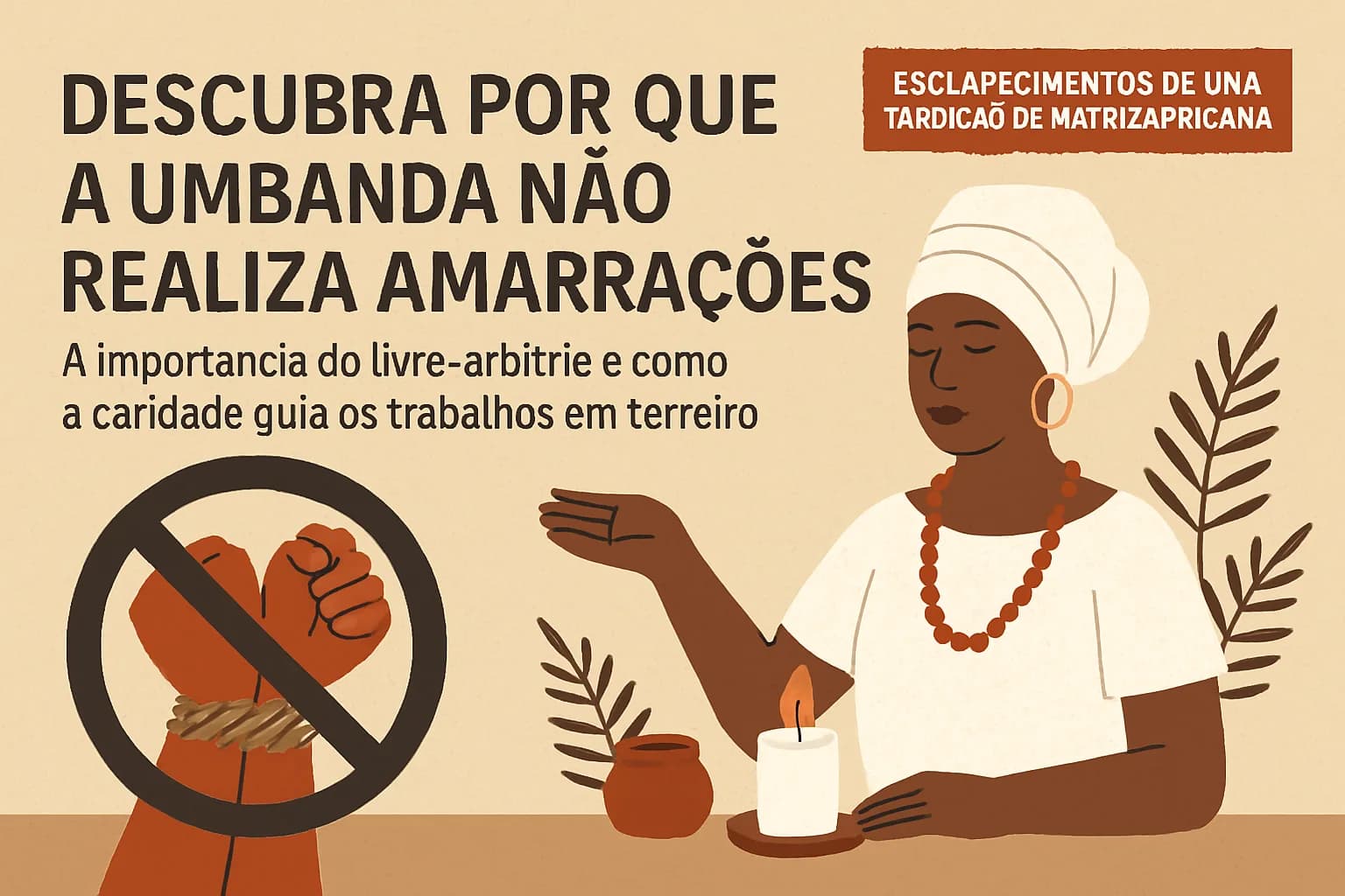 Umbanda e Amarração: Por que não se pratica amarração — visão de um Pai de Santo