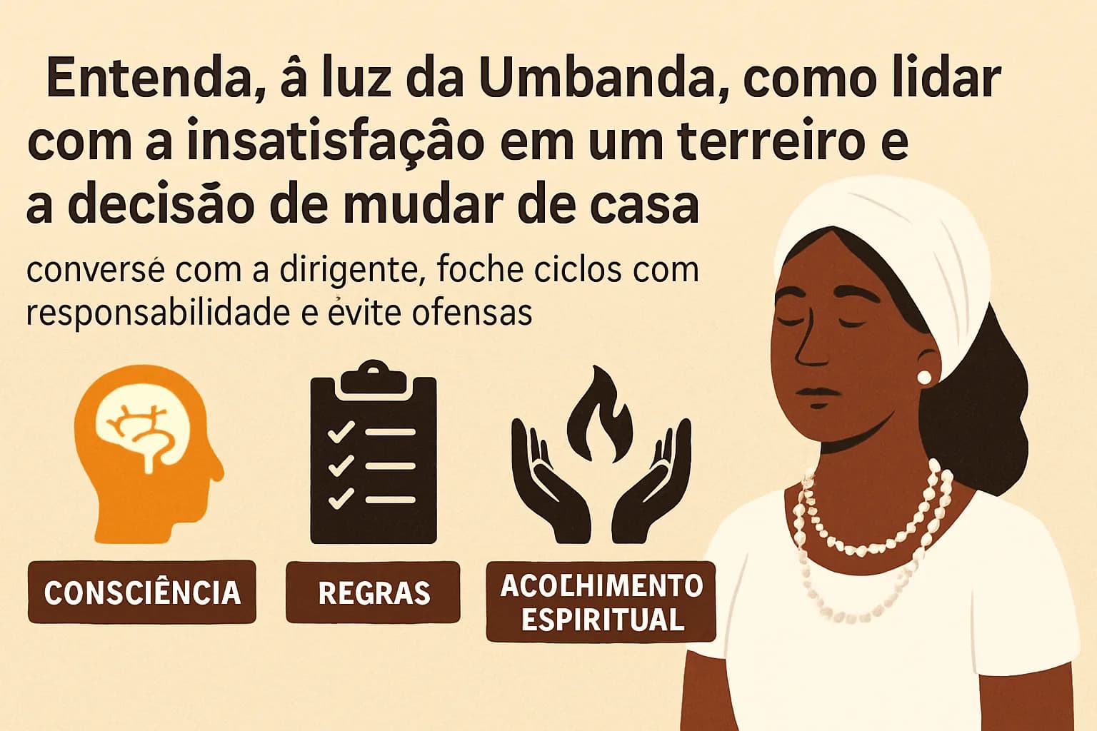 Umbanda e Troca de Terreiro: posso sair sem “desfazer guias”? Orientação com consciência e respeito