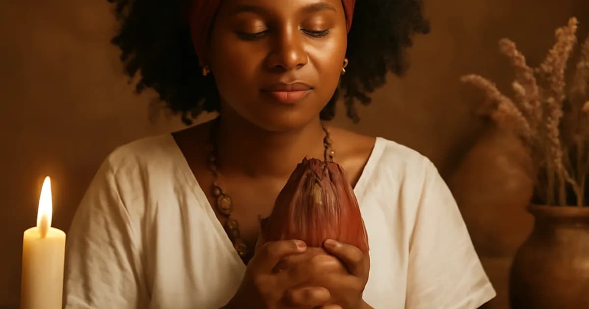 Cacau como medicina do coração: presença, cura emocional e cuidado do feminino na tradição ancestral
