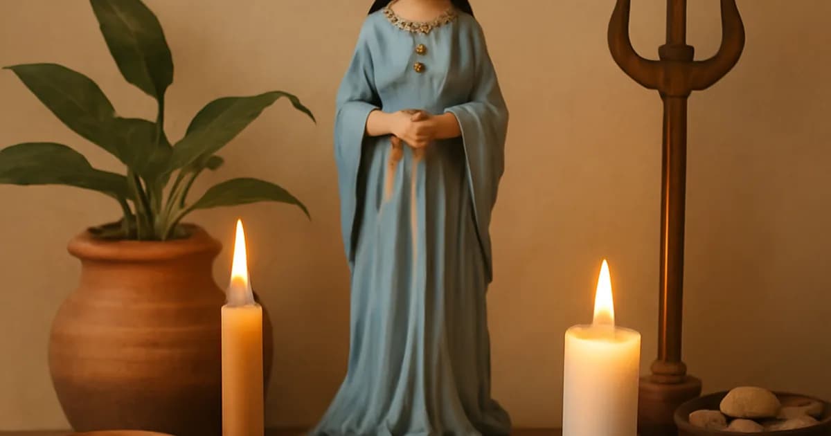 Onde firmar o altar e a tronqueira na sua casa: direções, cuidados e adaptações